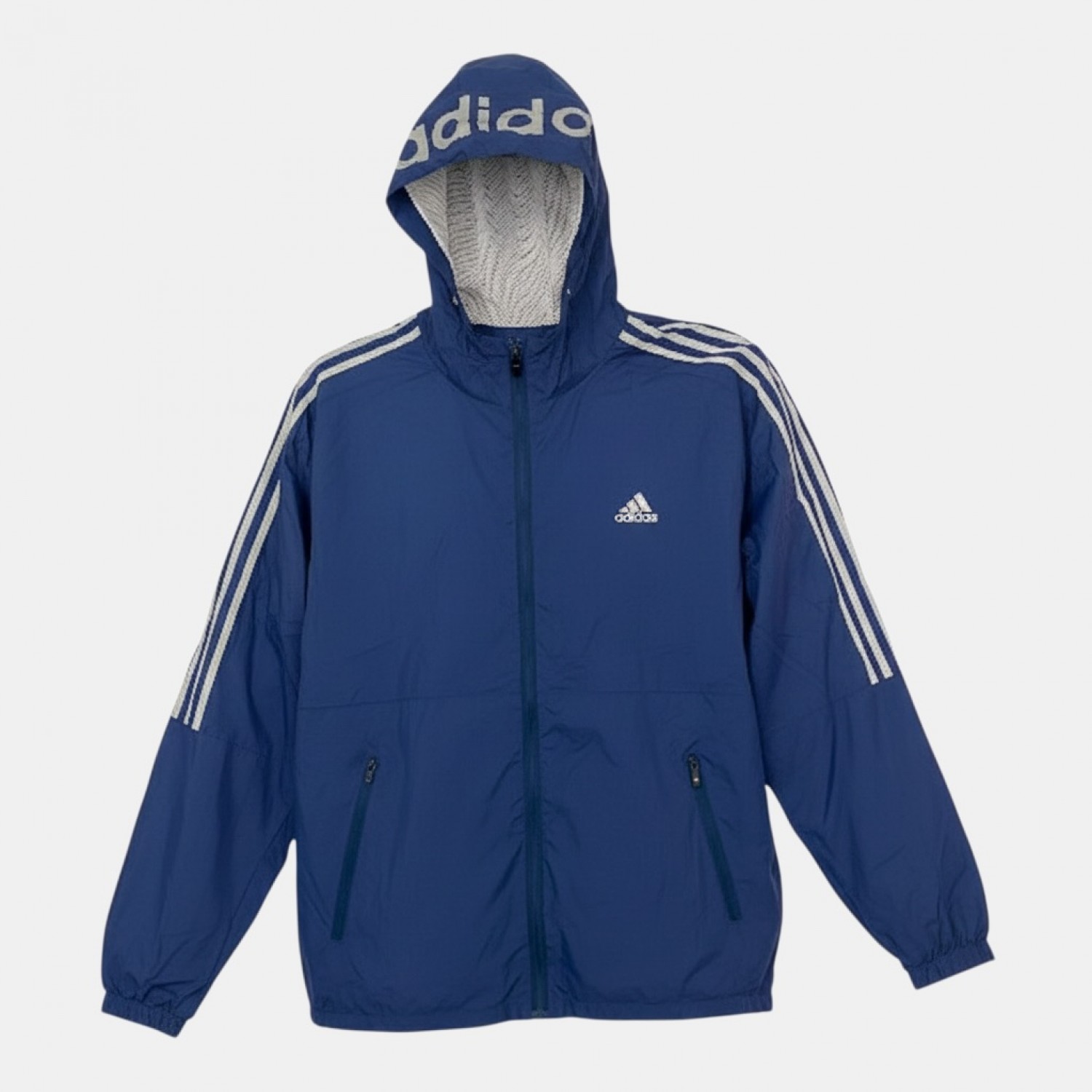 Adidas Τζάκετ Μπλε με Λευκές Ρίγες /pre owned